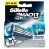 Gillette Mach3 Turbo čepielky 4ks