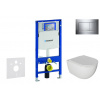 Geberit SET Duofix+závesné WC Oudee so sedátkom Slim SC,tlačítko Sigma 30 Chróm SANI11CA1121