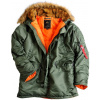 ALPHA INDUSTRIES Bunda N3B VF 59 - sage green (103141/01) Veľkosť: S/Regular