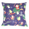 Bellatex Povláček Vánoce 45x45 cm Motiv vánoční modrá