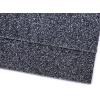 Penová guma Moosgummi s glitrami 20x30 cm - šedá tmavá (2 ks)