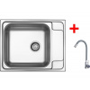 Sinks GRAND 630 + ELASTA nerez/sivá