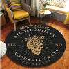Kúpelňová predložka - Ouija-Alfombra de Suelo a okrúhla podlahová podlaha (Kúpelňová predložka - Ouija-Alfombra de Suelo a okrúhla podlahová podlaha)