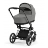 Cybex Priam Set Mirage Grey Comfort Podvozok: Chrome/Black