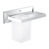 Grohe Allure Brilliant - Polička s pohárikom, chróm 40503000