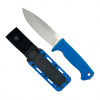 Vega Demko Knives FR-10A-BLU FreeReign DropPoint outdoorový nôž 12,5 cm, modrá, guma, puzdro Kydex MOLLE
