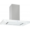 Klarstein Valeria ostrovný digestor - Digestor, ostrovný digestor, 230 W, max. 650 m³/h, 3 stupne výkonu, LED osvetlenie, dotykový panel, sklo, ušľachtilá oceľ, úsporný, PureAmbience Concept, biely