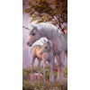 Bavlnený uterák JEDNOROŽEC 70x140 unicorn KÔŇ