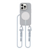 Tech-Protect Kryt se šňůrkou na iPhone 15 Pro - Magnecklace MagSafe Crayon Gray