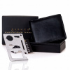 Peňaženka - Peňaženka Pracownia Sepher z pravej kože čierna Box - na darček pre muža, pre neho - Pánsky výrobok (Sepherská kožená peňaženka Pánska čierna kožená darček)