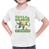 Škola je dôležitá, ale Minecraft je dôležitejší - detské tričko s potlačou - Tričkový | 2 | Biela | Junior