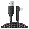 Kábel Alogy USB - USB typ C 1 m čierny