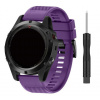 eses Silikónový remienok pre Garmin EasyFit/QuickFit 20 mm Farba: fialová
