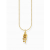 Thomas Sabo KE2269-413-39-L45V Gold-plated chain w. ružové pendant