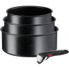 Sada riadu Tefal Sada riadu 4 ks Ingenio Black Stone L3998902 (L3998902)