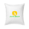 John Beer jeleň s pivom - Vankúš 50x50 - 50x50 - Iba poťah ( Biela )