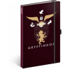 Notes Harry Potter – Gryffindor, linajkovaný, 13 × 21 cm