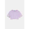 Detské bavlnené tričko United Colors of Benetton fialová farba, 3096C10PC 3096C10PC.G.Seasonal 122