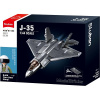 Sluban B1186 Stealth Aircraft Metal s kovovým povlakem J-35S