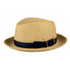 Slamený crushable (nekrčivý) letný klobúk Fedora - Mayser Samuel Veľkosť: 60 cm