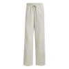 adidas Essentials 3-Stripes Open-Hem Fleece Joggers Womens Alumina/White 8 (XS)