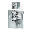 DETEXPOL Obliečky Vlk akvarel Bavlna, 140/200, 70/80 cm