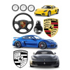 Výtlač CUKROVÁ MASA na tortu Porsche, veľký set