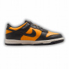 NIKE DUNK LOW VEĽKOSŤ 38,5 ŠTÝLOVÉ TOPÁNKY JUNIOR ČIERNE SO ŽLTÝMI AKCENTMI