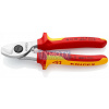 KNIPEX 95 16 165 Káblové nožnice 165 mm VDE izolácia chrómované