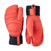 Rukavice HESTRA Fall Line - 3 prstové, flame red Veľkosť: 8