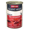 Animonda Gran Carno Junior hovädzie & morčacie srdcia 400 g