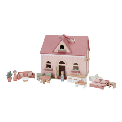 LITTLE DUTCH - Domček pre bábiky drevený prenosný
