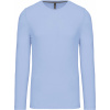 KARIBAN VINTAGE K359 / Pánske tričko s dlhým rukávom - sky blue XXL