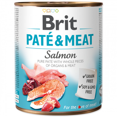 Brit Care Brit Pate & Meat Salmon 800g