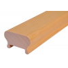 drevený profil (62x43mm /L:2300mm), materiál: buk, brúsený povrch bez náteru, balenie: PVC fólia