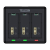 Telesin | Nabíjačka pre 3 batérie pre GoPro HERO13 (S0-BCG-12-TGP)