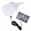 Capulárna lampa 50 W (Solárny panel LED žiarovky 50W kemping)