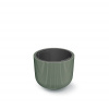 Kvetináč MILLY s vkladom 23,9 cm - farba: tmavo zelená (Prosperplast DBML240-2411U)