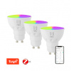 IMMAX NEO SMART sada 3x LED žárovka GU10 4,8W RGB+CCT barevná a bílá, stmívatelná, Zigbee, TUYA 07777C