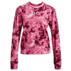 Under Armour Rival Terry Print Crew-PNK | 1373036-669 | LG