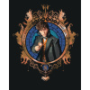 ZUTY Maľovanie podľa čísel - PORTRÉT MLOK SCAMANDER (FANTASTICKÉ ZVIERATÁ) Rámovanie: vypnuté plátno na rám, Rozmer: 40x50 cm