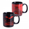 Paladone Hrnek Batman & Batmobile měnící se 300 ml