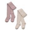 2 páry detské merino pančucháče Karla Dry rose WHEAT Veľkosť: 50/56