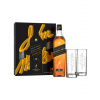 Johnnie Walker Black Label 12y +2 poháre 40% 0,7l GB