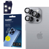 Sklo na objektív pre iPhone 16 Pro / Pro Max 3mk HARDY Lens Pro Transparent