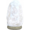 Soľná lampa - Soľná lampa biela soľ 3-4 kg základňa biely mramor (Soľná lampa biela soľ 3-4 kg základňa biely mramor)
