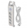 Emos EMOS P54012 Prepäťová ochrana 900J – 4 zásuvky, 2m, biela