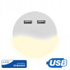 Bodové svetlá, bodovky - Nočná lampa pre objímku LED s USB V-TAC Samsung C (Nočná lampa pre objímku LED s USB V-TAC Samsung C)