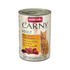 Animonda CARNY® cat Adult hovädzie,kura a kačacie srdiečka 6x 400 g