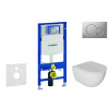 Geberit SET Duofix+závesné WC Oudee so sedátkom Slim SC,tlačítko Sigma 01 lak. Chróm matný SANI11CA1123